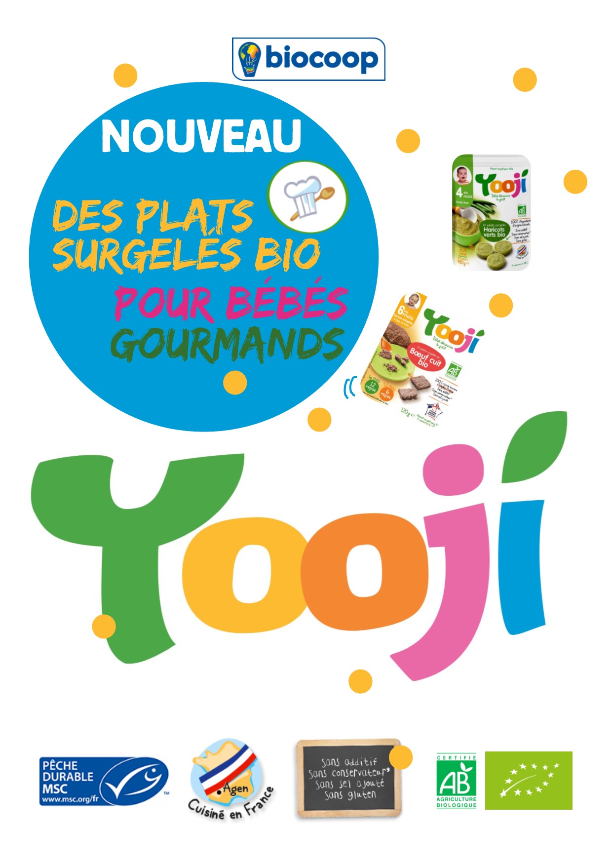 NOUVEAUTE DANS LES SURGELES : des plats gourmands pour bébé ! NOUVEAUTE DANS LES SURGELES : des plats gourmands pour bébé !